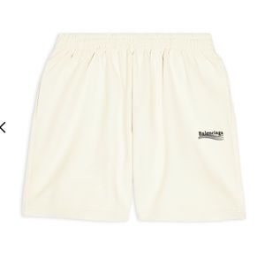 Balenciaga shorts - NWT - off white - size XS